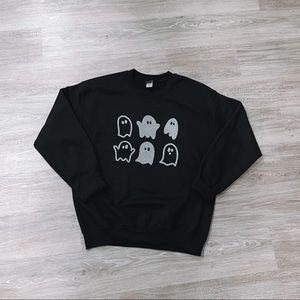 Cute Spooky Ghost Crewneck Sweatshirt 👻